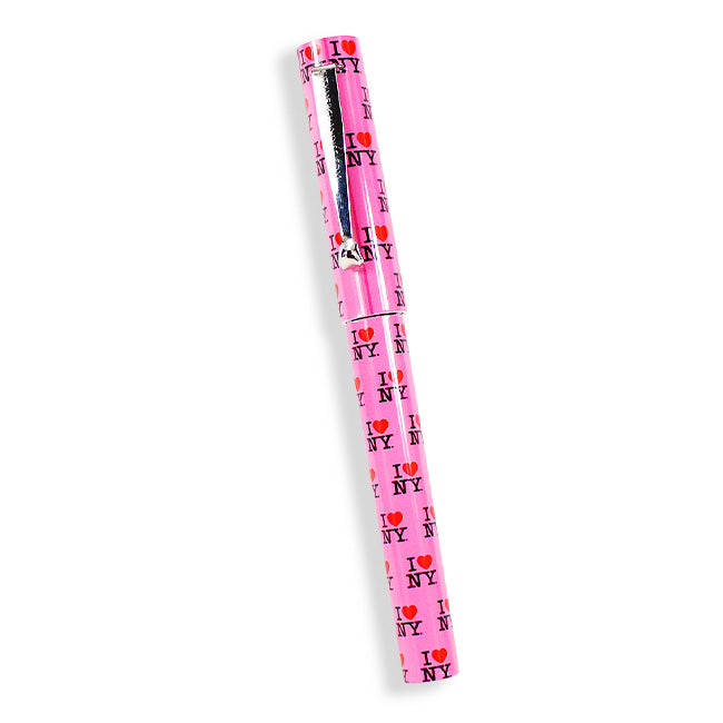 I Love NY Monogram Ballpoint Pen (Black, Pink)