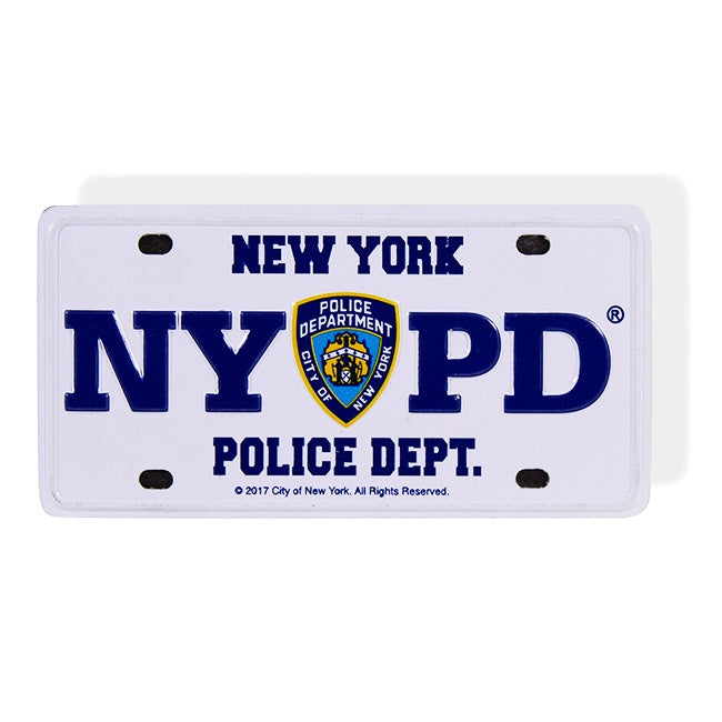 NYPD Plate Magnet Magnet (2 Colors)