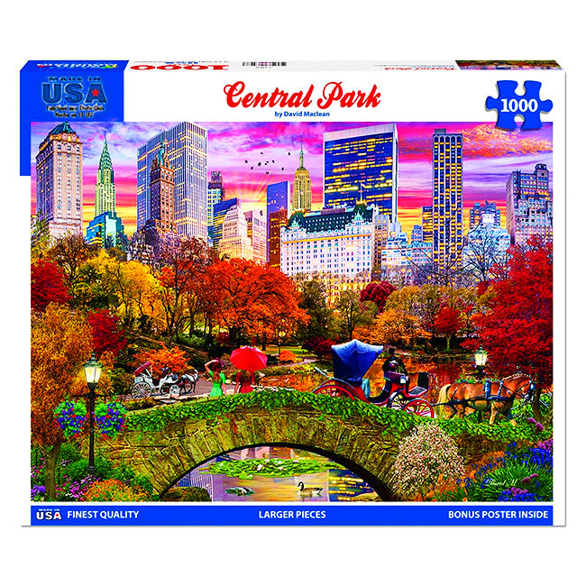 New York Puzzle Central Park Puzzle (1000 Pieces) | NYC Puzzle