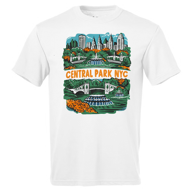 Official Central Park NYC T Shirt (6 sizes) | Central Park Shirt