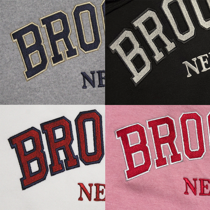 Brooklyn Reflective Appliqué Hoodies