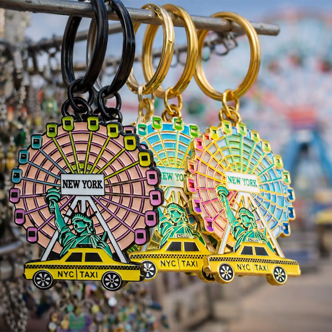 Coney Island Ferris Wheel Keychain