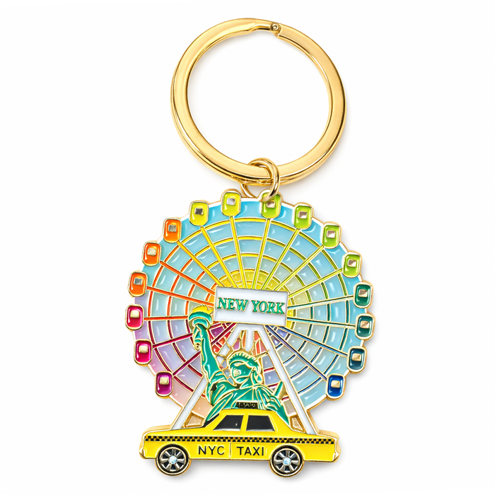 Coney Island Ferris Wheel Keychain