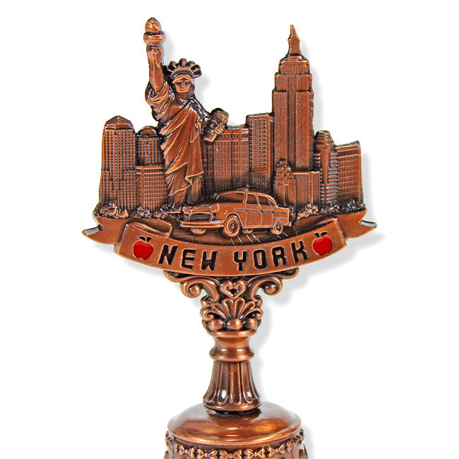 JUMBO Rustic Decorative New York Monuments Bell (2 Colors)