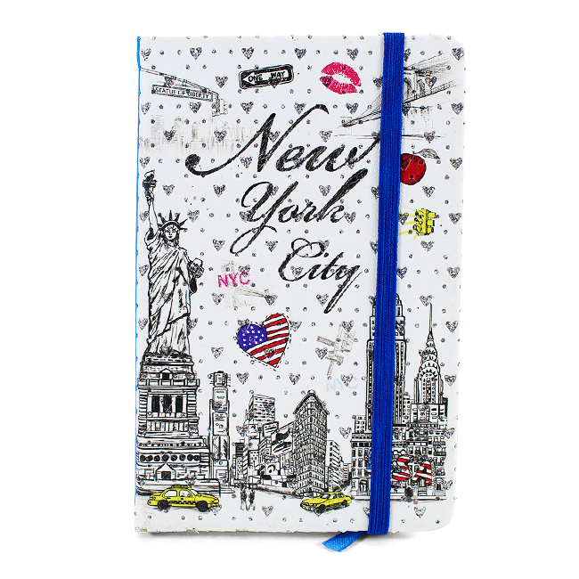 NEW YORK CITY Love Stone Studded Journal (5x8in)