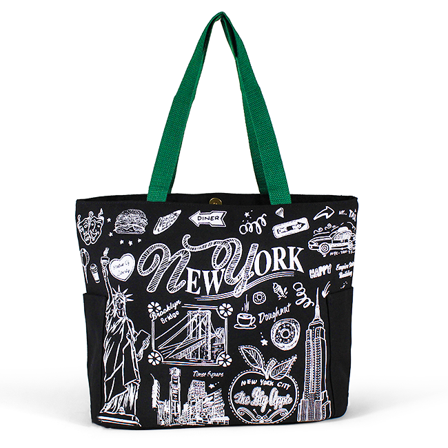 Chic Metropolis: Sketches New York Handbag (12x10in)