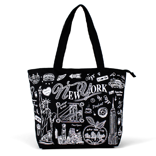 Deluxe Chic Metropolis: Sketches New York Handbag (16x12in)