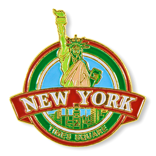 Classic Times Square Originals Liberty Lapel Pin (3 Colors)