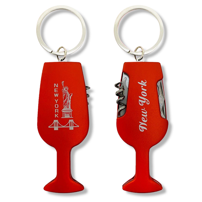 New York Multi-Tool Bar Accessory Keychain (2 Colors)
