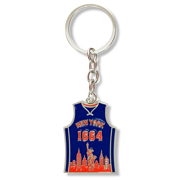 New York Basketball Legacy Jersey Keychain