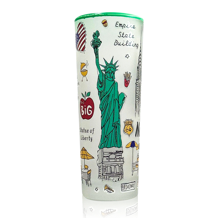 Staples of New York Tall Liberty Shot Glass