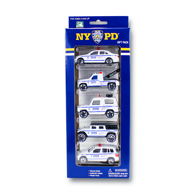 Official 5-Piece NYPD Diecast Vehicle Combo Set | NYPD Merch Exclusive