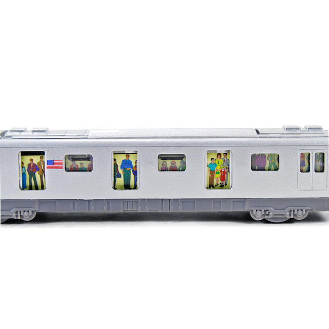 Electronic NYC Subway Train Toy & Collectible w/ Lights & Sounds | MTA Train Toy