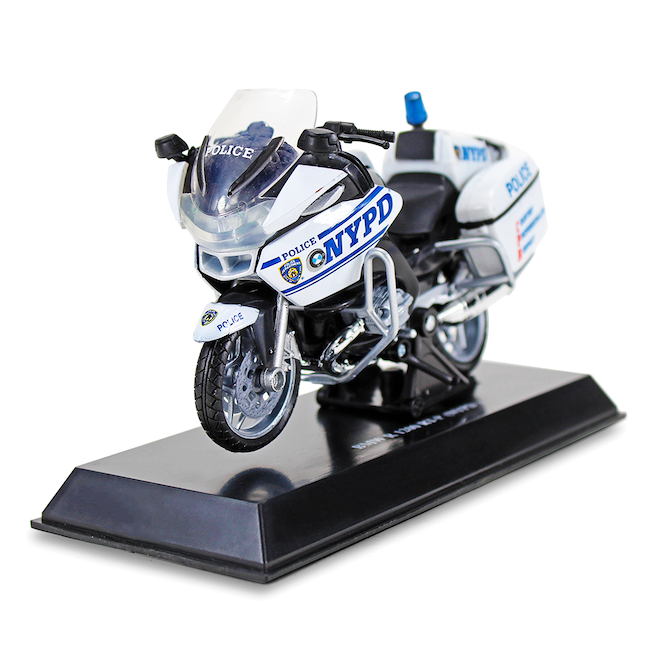 BMW Highway Patrol NYPD Motorcycle Die-Cast Model Collectible (1:18)
