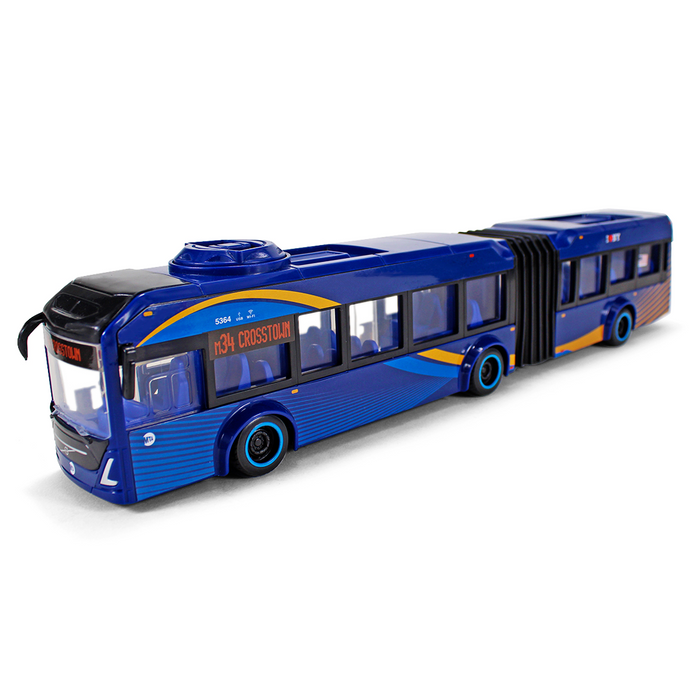 Limited Edition I Love NY X MTA Collaboration Articulated MTA Bus Model