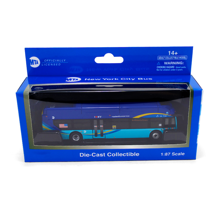 Die-Cast Collectible Select MTA Bus Model (1:87 Scale)