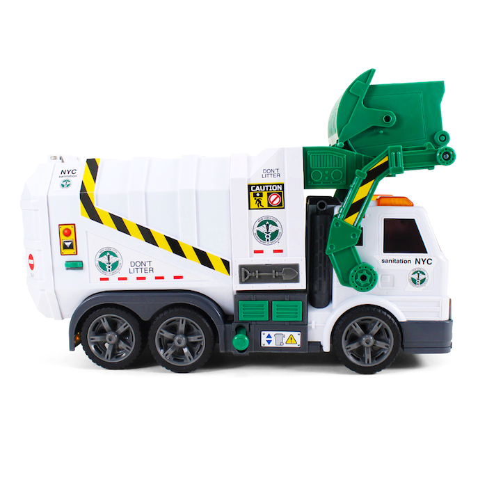 Official DSNY Front-Load Dumpster Garbage Truck (Battery Powered)