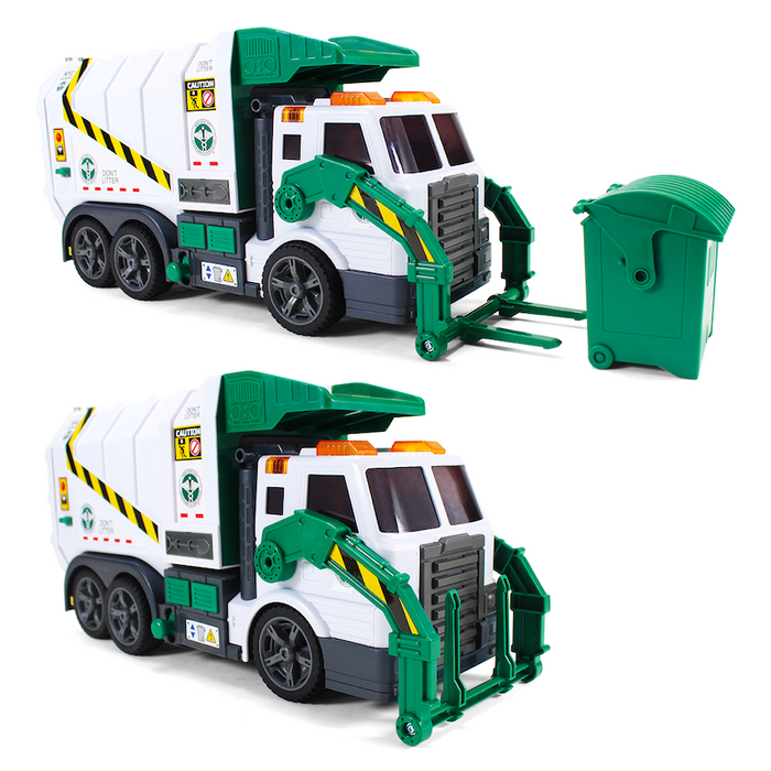 Official DSNY Front-Load Dumpster Garbage Truck (Battery Powered)