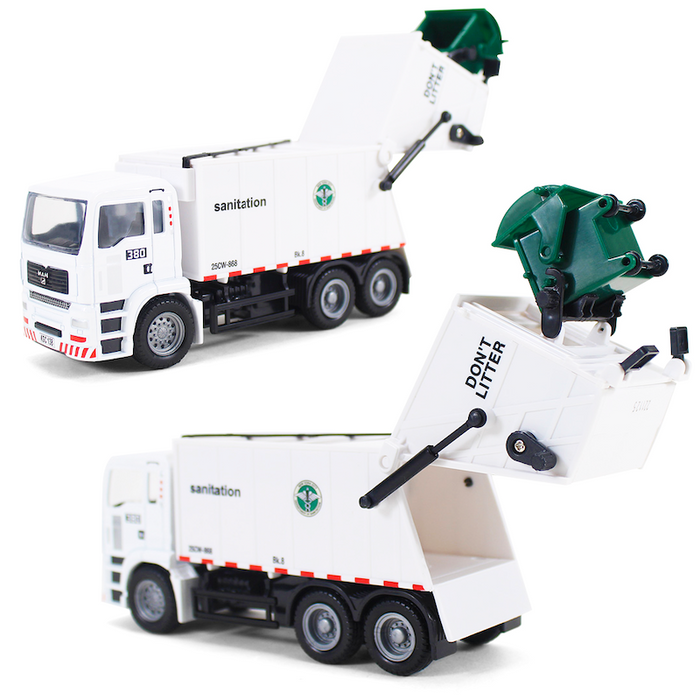 Die-Cast Collectible DSNY Waste Collector Truck & Dumpster (1:67)