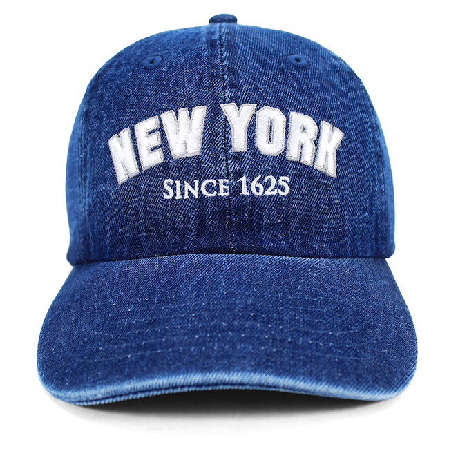 Dark Wash Denim "New York" Hat | Since 1625