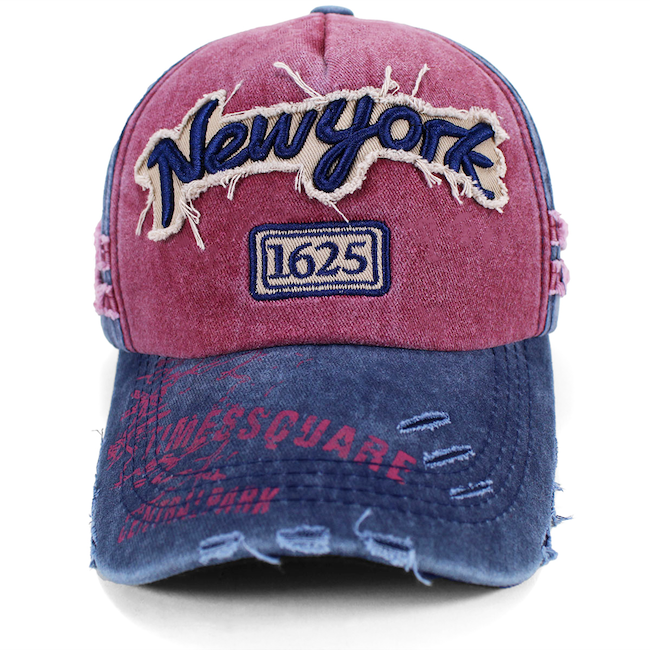 Distressed "New York" Trucker Hat | Vintage Style NY Hat (3 Colors)