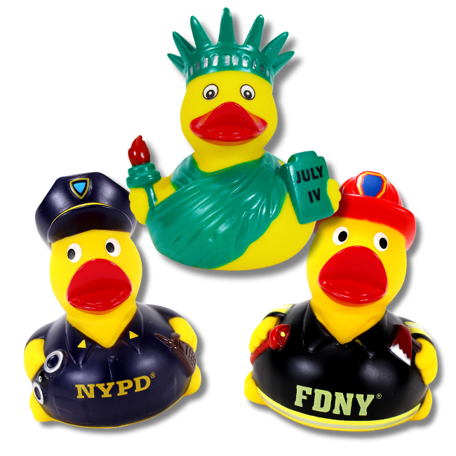 New York Rubber Duck Bundle | 3-piece New York Toys For Kids