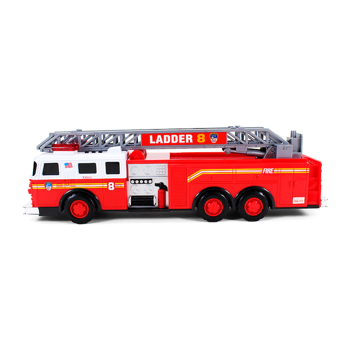 FDNY Ladder 8 Fire Engine Toy – Lights & Sounds Replica