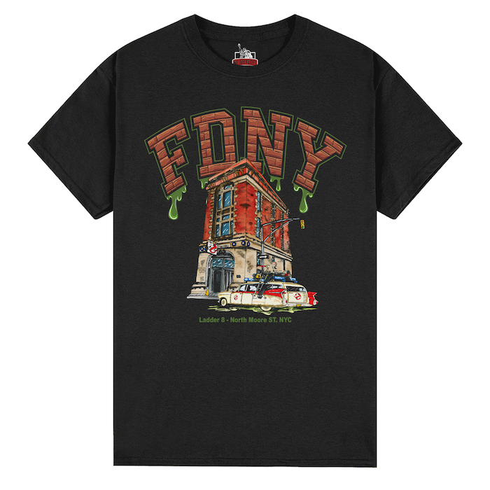 Ectoplasm FDNY Hook & Ladder 8 T-Shirt (7 Sizes)