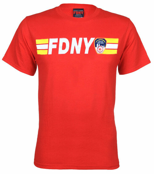 Official Red "Keep Back 200 Feet" FDNY Shirt | Rescue NYFD Shirt (S-2XL)