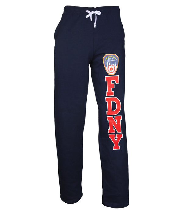 Official Red Letter FDNY Sweatpants | FDNY Apparel Bottoms (5 Sizes)