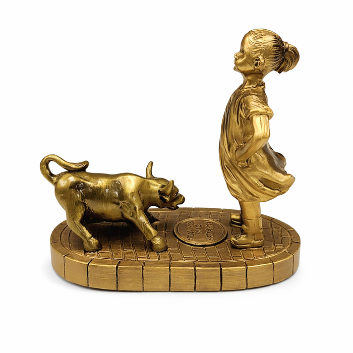 Fearless Girl & The Bull of New York — Confrontation Mini Statue