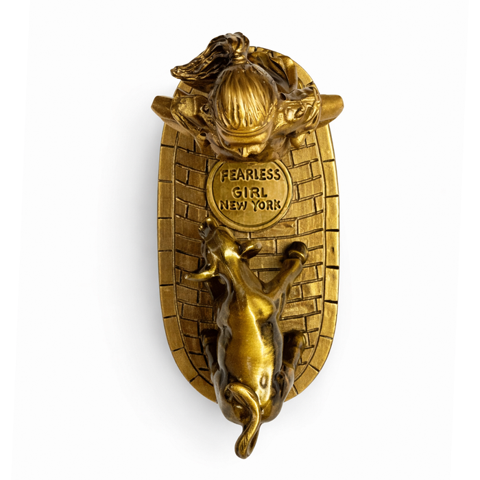 Fearless Girl & The Bull of New York — Confrontation Mini Statue