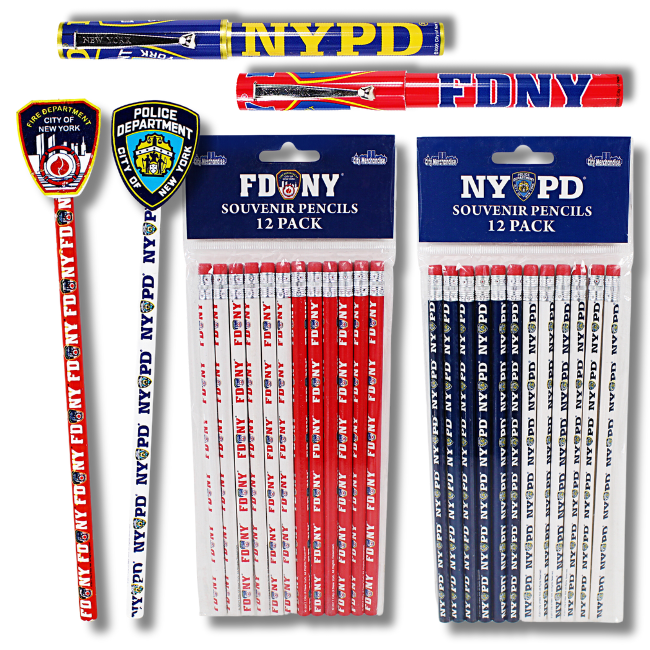 New York First Responder Stationery Bundle | FDNY Shop | NYPD Shop (6-piece set)