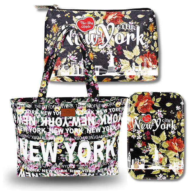 NYC Gifts for Her Floral New York Gift Box | Gifts from NYC for Her (3-piece Set)