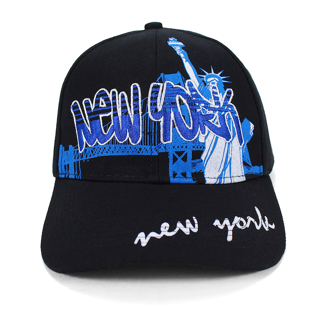 Graffiti NEW YORK Hat | Velcro Adjustable NY Hat (2 Colors)
