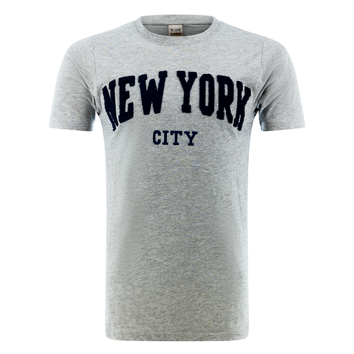 NEW YORK CITY Chenille Applique T-Shirt (6 Colors)