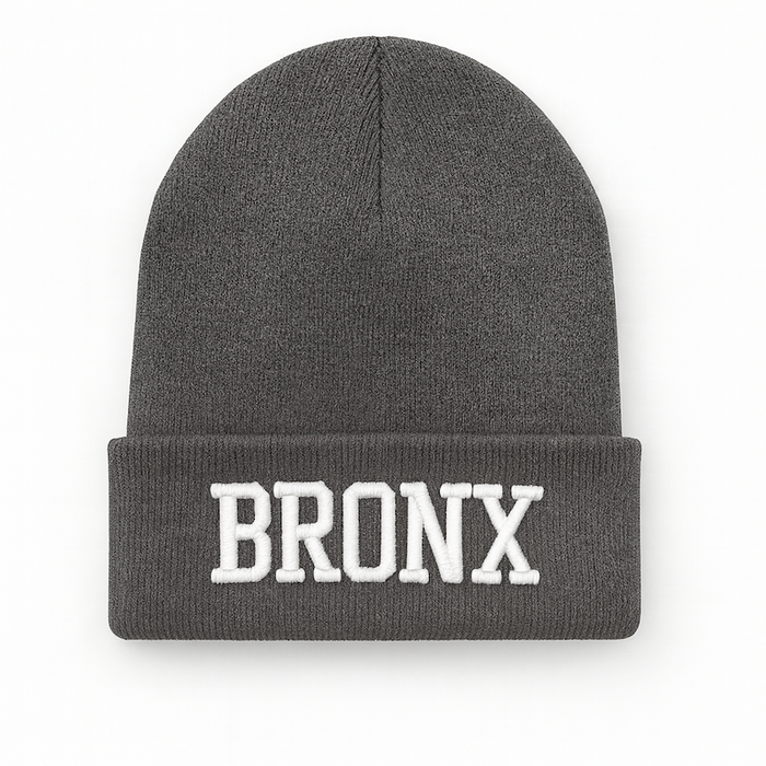 The BRONX Embroidered Skully Beanies (3 Colors)