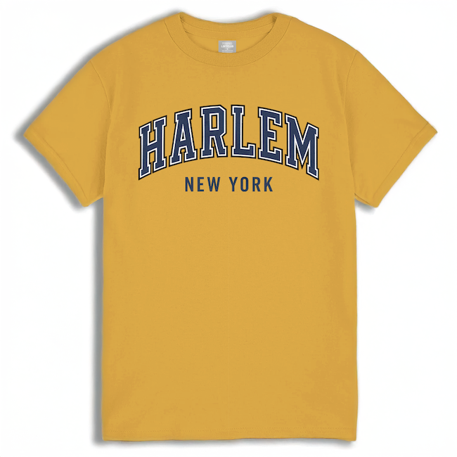 Classic HARLEM New York T-Shirt (5 Colorways)