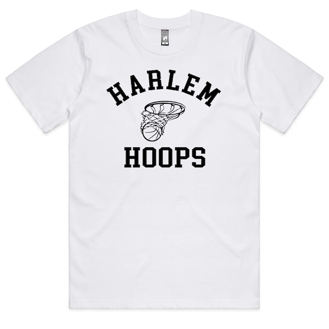 HARLEM HOOPS T Shirt (6 Sizes) | Harlem Shirt