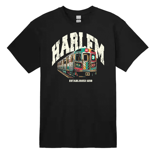 Established HARLEM Metro Graphic T Shirt (6 Sizes) | Harlem Tee