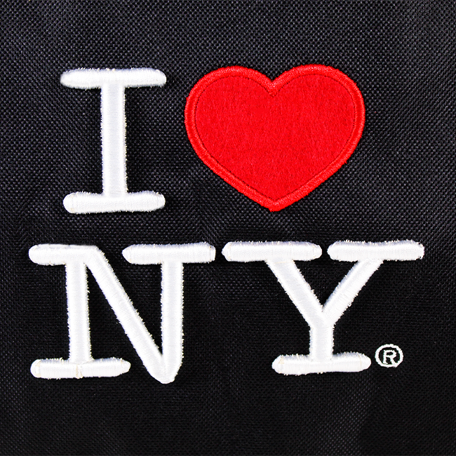 Deluxe Embroidered I Love NY Tote Bag (2 Canvas Colors)