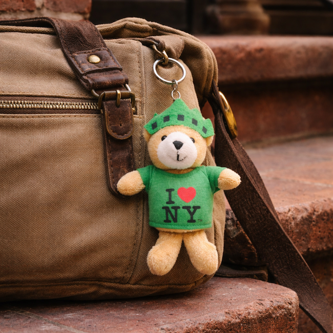 Teddy of Liberty — I ❤️ NY Keychain