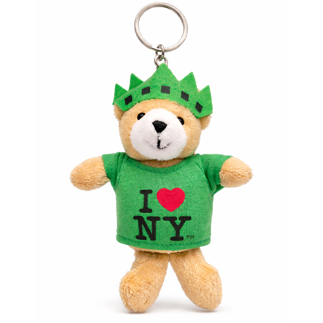 Teddy of Liberty — I ❤️ NY Keychain