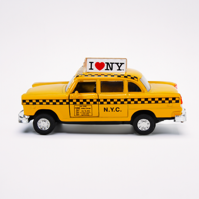 Marathon I Love NY Toy Taxi w/ Pullback Motion