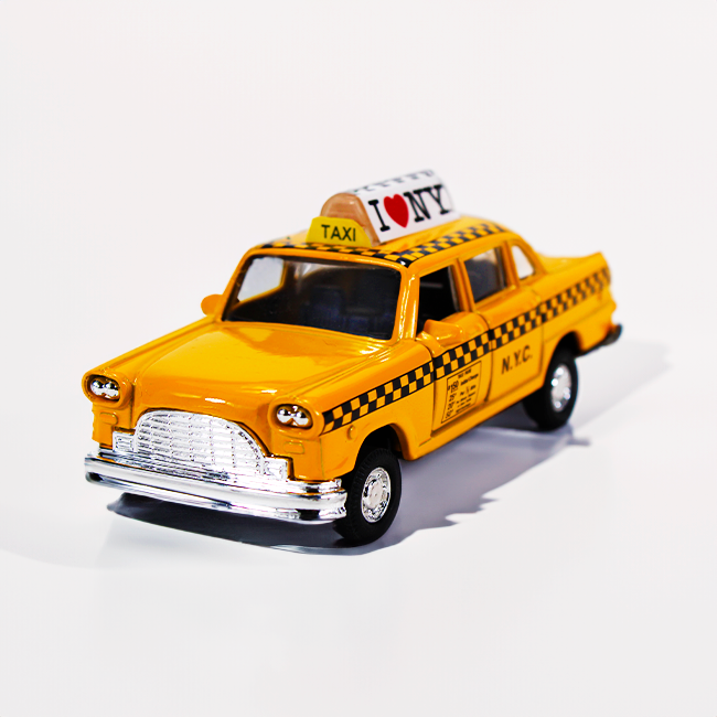 Marathon I Love NY Toy Taxi w/ Pullback Motion