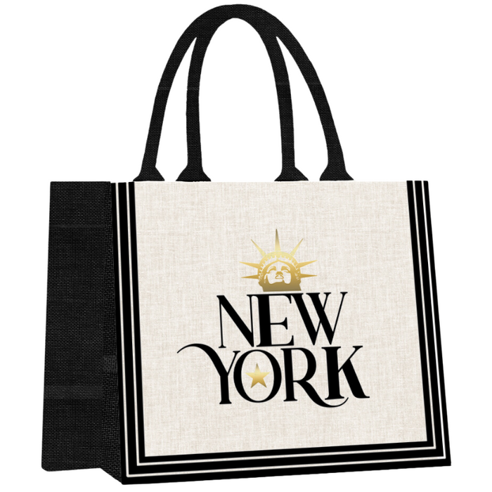 NEW YORK GOLD Emblem Book Tote