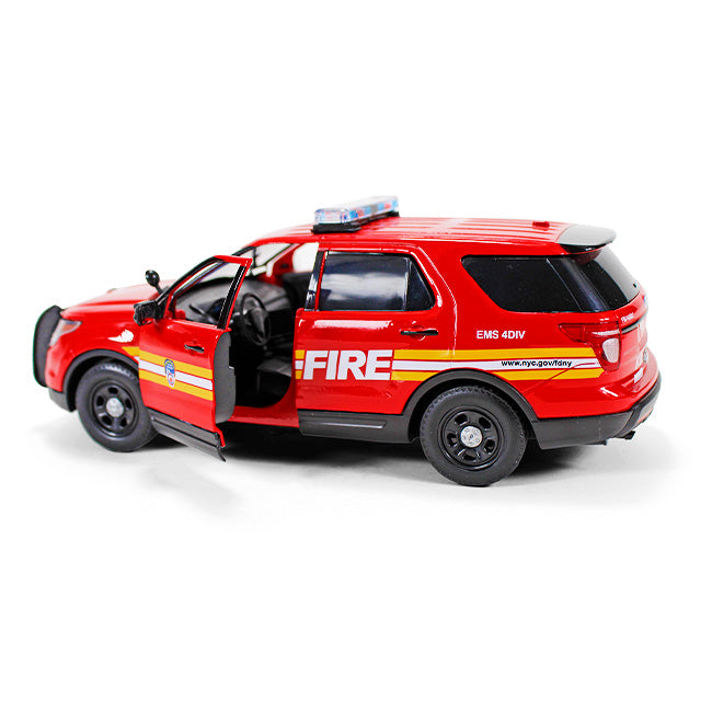 1:24 Scale Die-Cast Ford Explorer FDNY Toy Car Fleet Vehicle