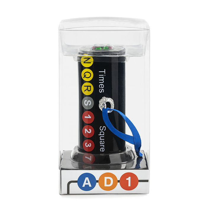 Times Square Express™ Subway Train Glass Ornament