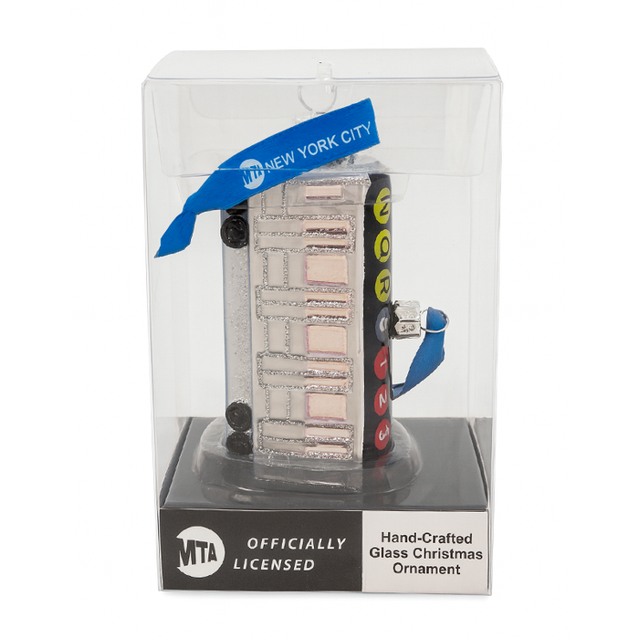 Times Square Express™ Subway Train Glass Ornament