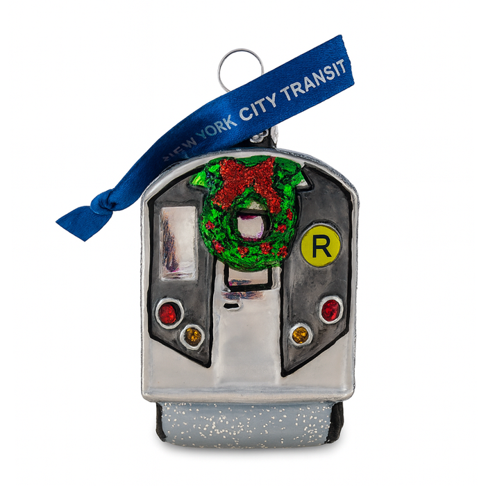 Times Square Express™ Subway Train Glass Ornament